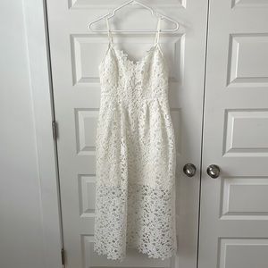 ASTR Lace Midi Dress